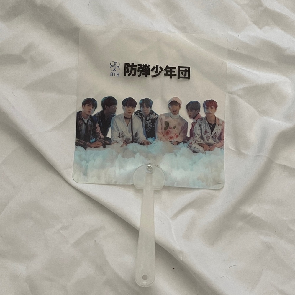 BTS Transparent Hand Fan